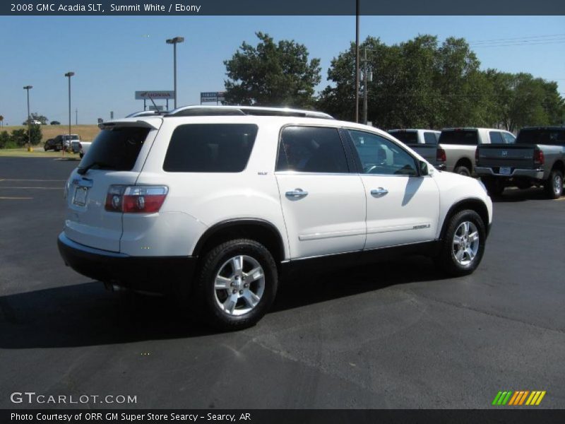 Summit White / Ebony 2008 GMC Acadia SLT