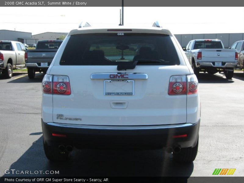 Summit White / Ebony 2008 GMC Acadia SLT