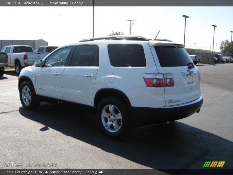 Summit White / Ebony 2008 GMC Acadia SLT