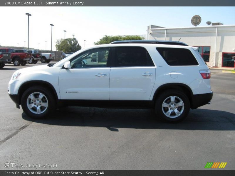 Summit White / Ebony 2008 GMC Acadia SLT