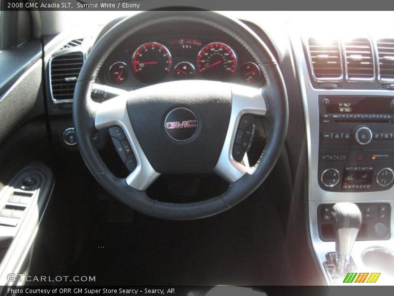 Summit White / Ebony 2008 GMC Acadia SLT