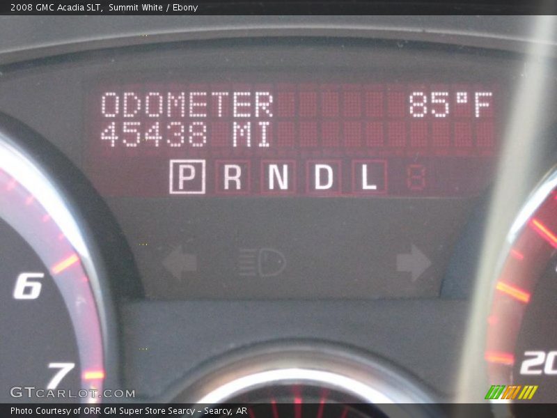 Summit White / Ebony 2008 GMC Acadia SLT