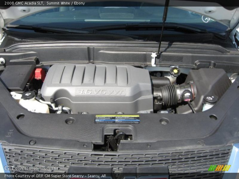 Summit White / Ebony 2008 GMC Acadia SLT