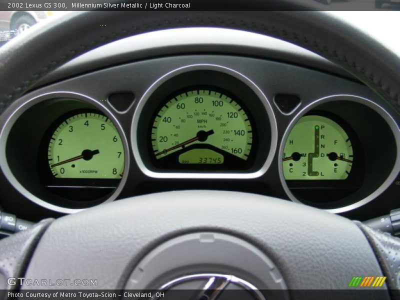 Millennium Silver Metallic / Light Charcoal 2002 Lexus GS 300