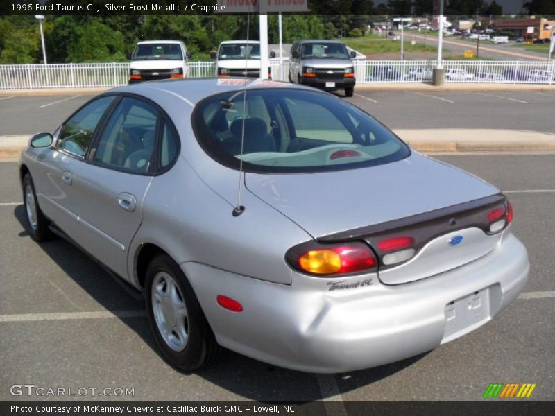 Silver Frost Metallic / Graphite 1996 Ford Taurus GL