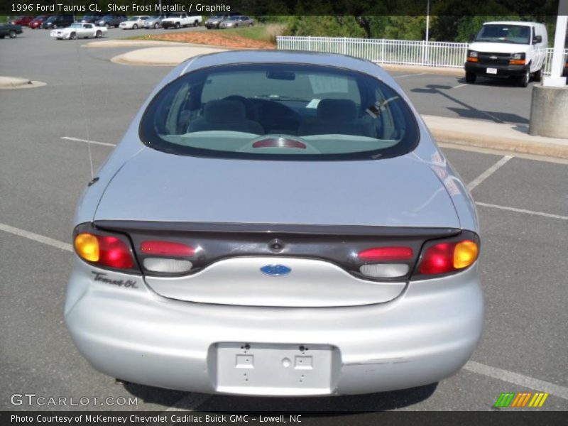 Silver Frost Metallic / Graphite 1996 Ford Taurus GL