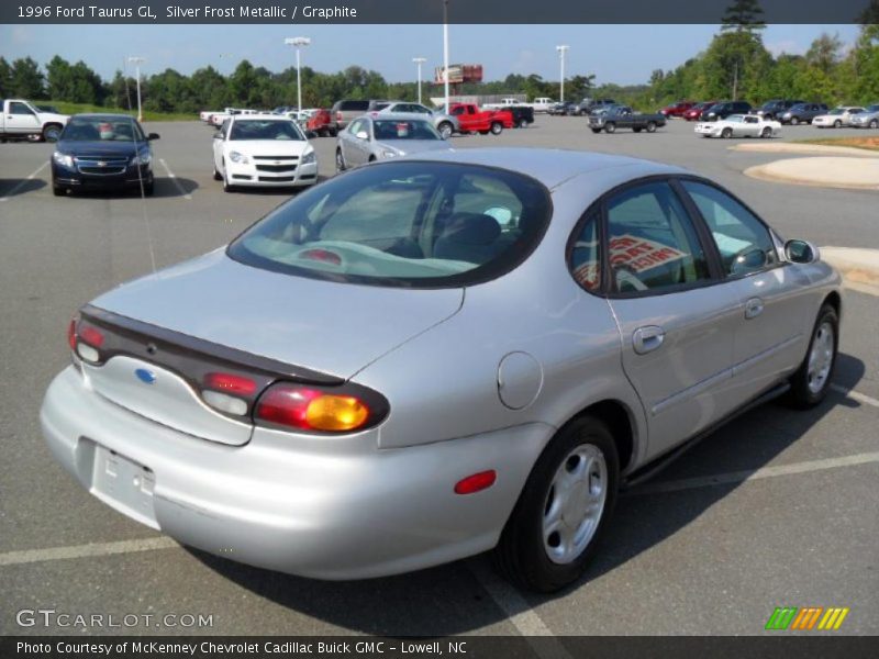 Silver Frost Metallic / Graphite 1996 Ford Taurus GL