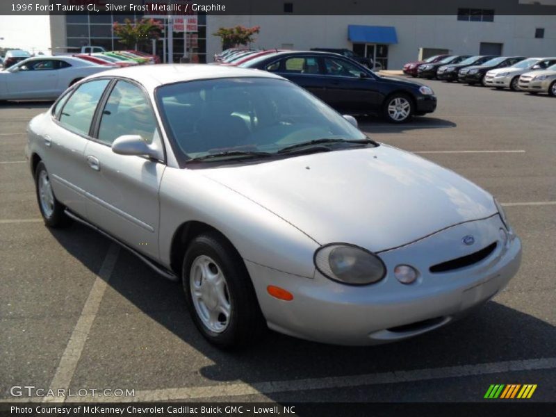 Silver Frost Metallic / Graphite 1996 Ford Taurus GL