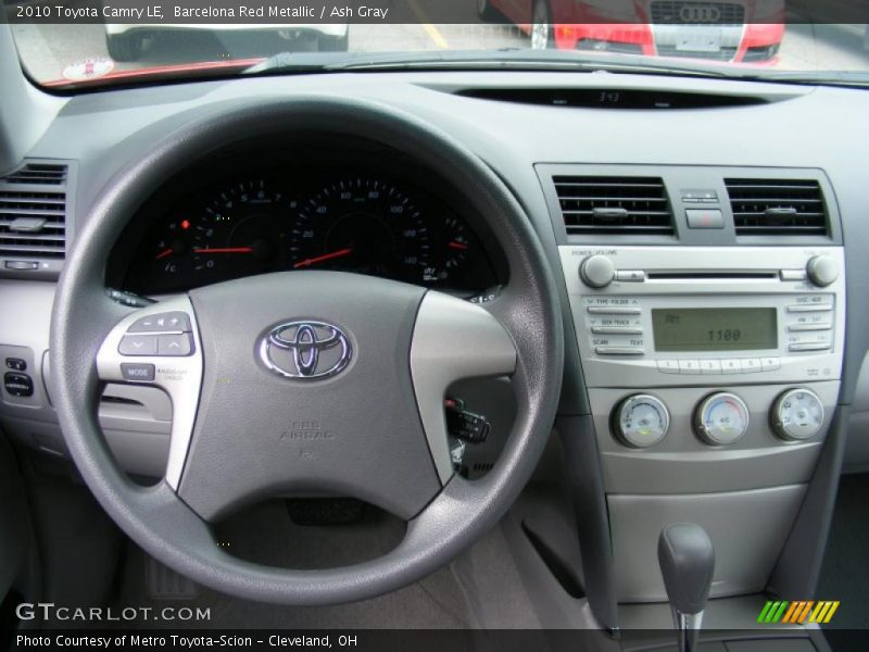 Barcelona Red Metallic / Ash Gray 2010 Toyota Camry LE