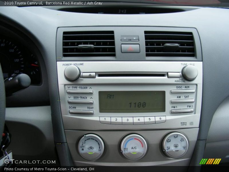 Barcelona Red Metallic / Ash Gray 2010 Toyota Camry LE