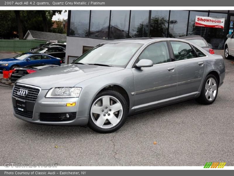 Quartz Grey Metallic / Platinum 2007 Audi A8 4.2 quattro