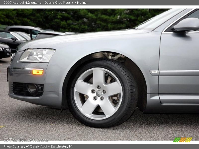 Quartz Grey Metallic / Platinum 2007 Audi A8 4.2 quattro