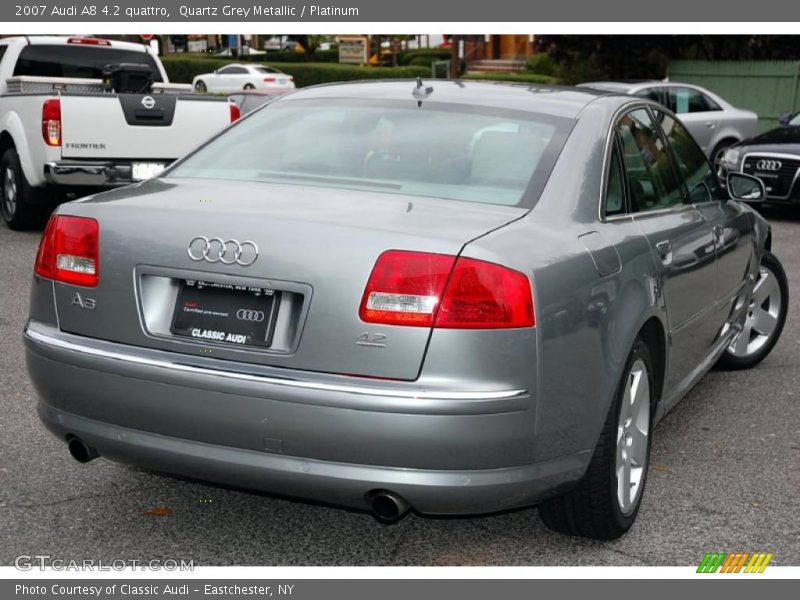 Quartz Grey Metallic / Platinum 2007 Audi A8 4.2 quattro