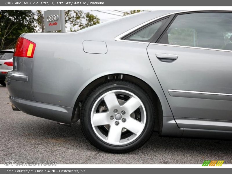 Quartz Grey Metallic / Platinum 2007 Audi A8 4.2 quattro