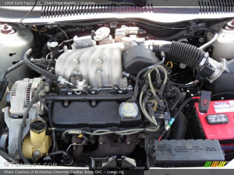 Silver Frost Metallic / Graphite 1996 Ford Taurus GL