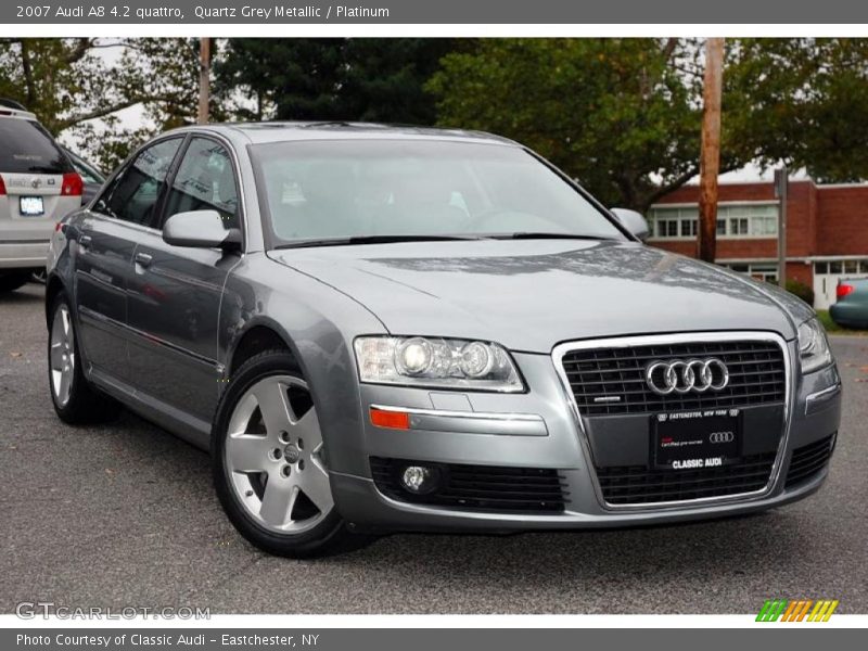 Quartz Grey Metallic / Platinum 2007 Audi A8 4.2 quattro