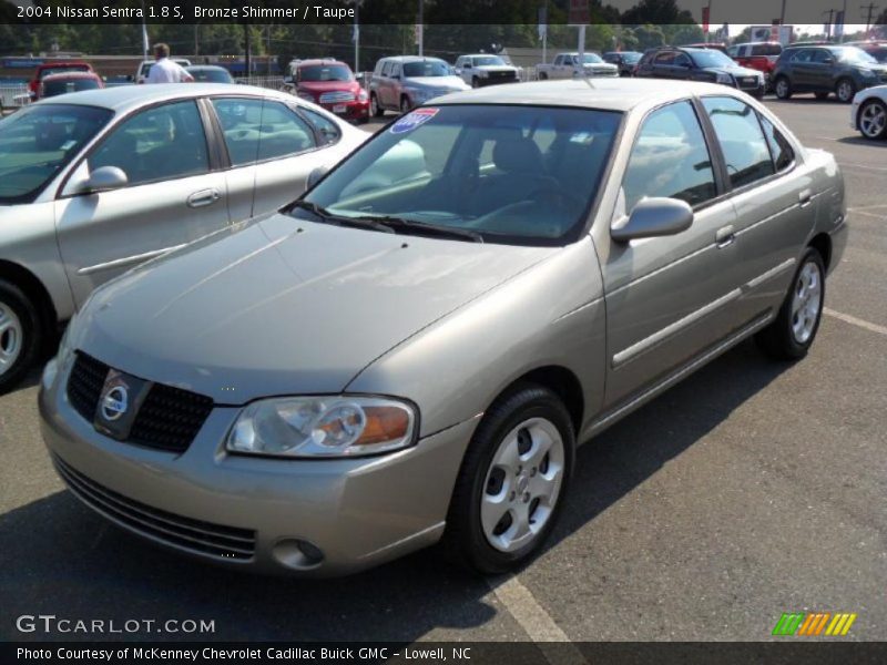 Bronze Shimmer / Taupe 2004 Nissan Sentra 1.8 S