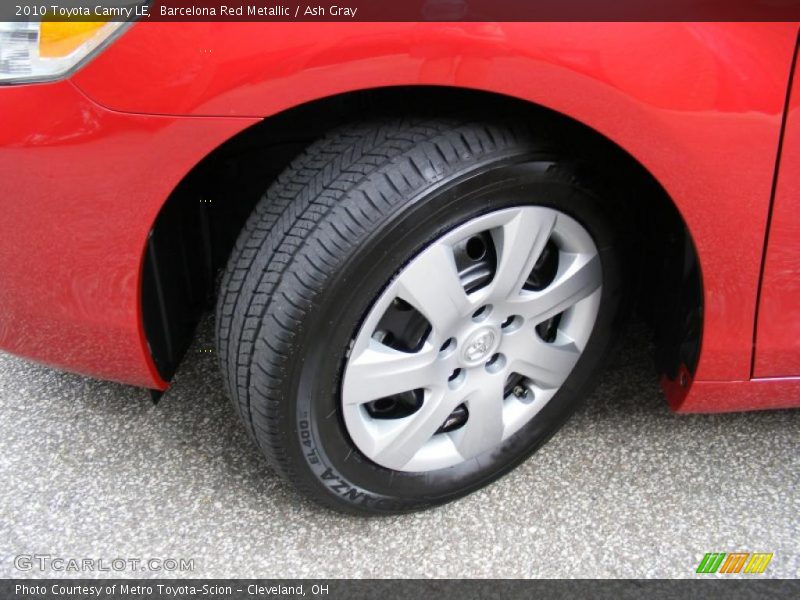 Barcelona Red Metallic / Ash Gray 2010 Toyota Camry LE