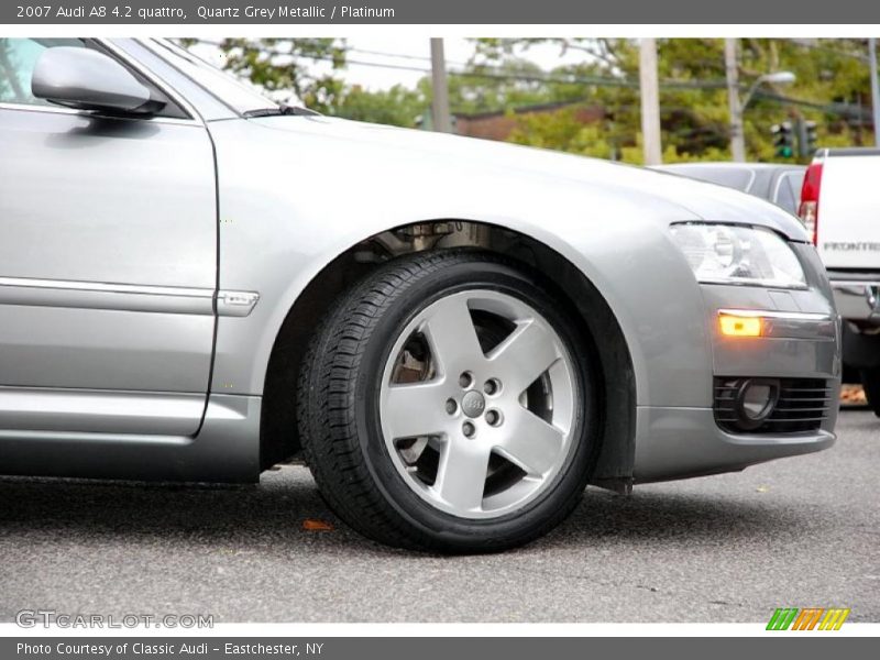 Quartz Grey Metallic / Platinum 2007 Audi A8 4.2 quattro