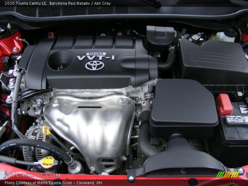 Barcelona Red Metallic / Ash Gray 2010 Toyota Camry LE