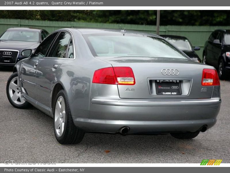 Quartz Grey Metallic / Platinum 2007 Audi A8 4.2 quattro