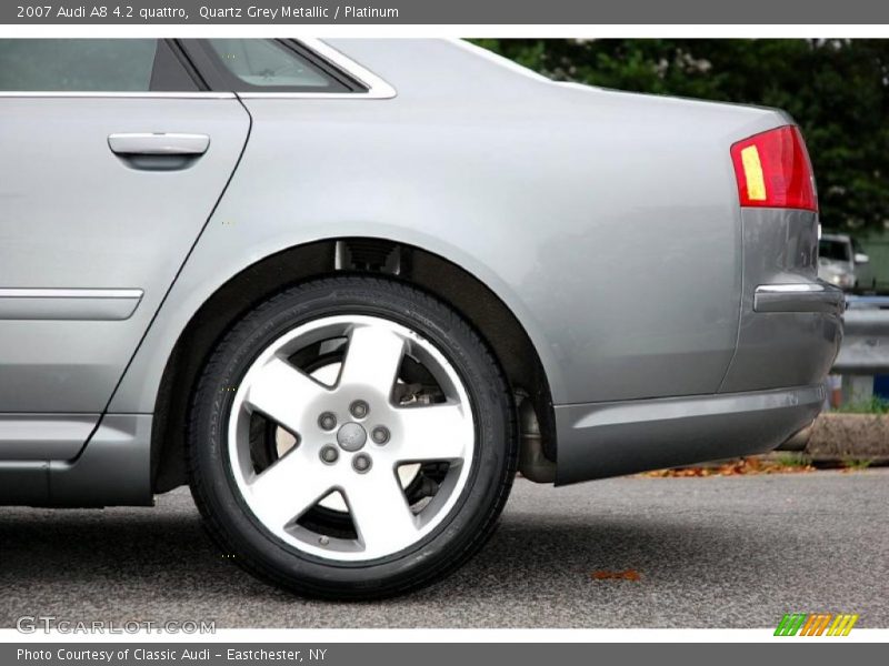 Quartz Grey Metallic / Platinum 2007 Audi A8 4.2 quattro