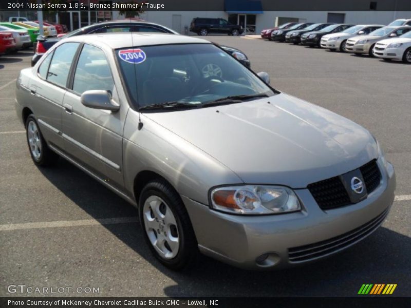 Bronze Shimmer / Taupe 2004 Nissan Sentra 1.8 S