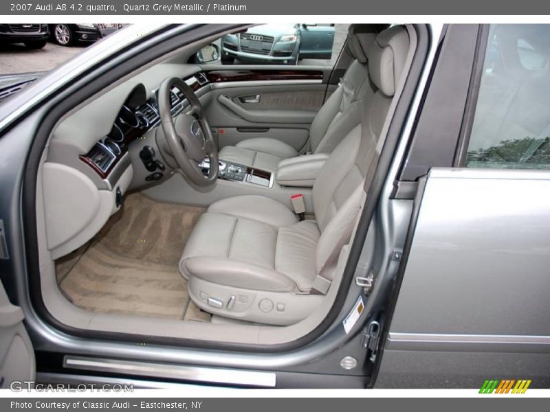 Quartz Grey Metallic / Platinum 2007 Audi A8 4.2 quattro