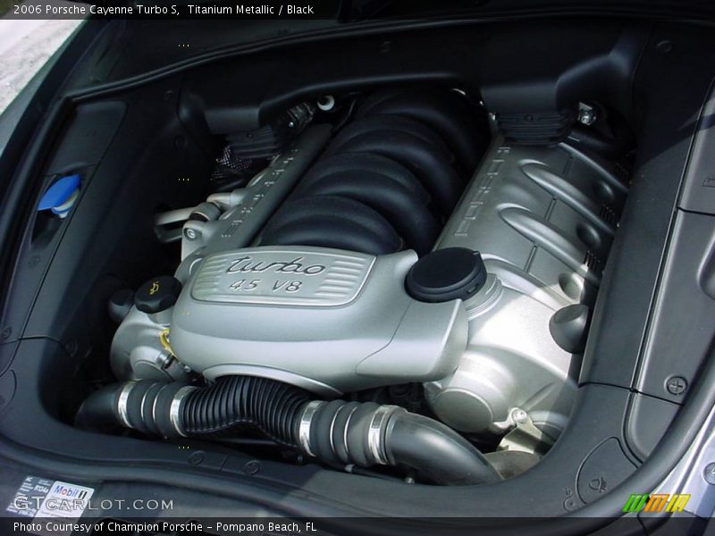 Titanium Metallic / Black 2006 Porsche Cayenne Turbo S