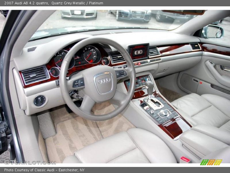 Quartz Grey Metallic / Platinum 2007 Audi A8 4.2 quattro