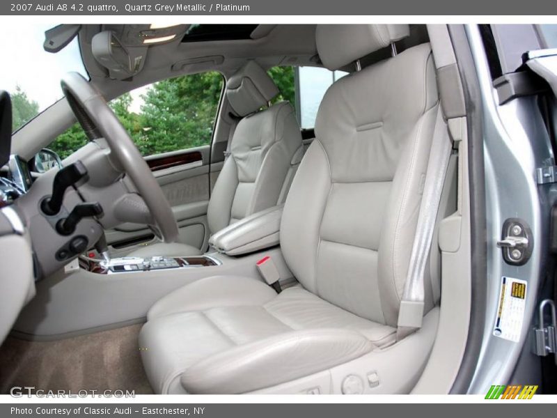 Quartz Grey Metallic / Platinum 2007 Audi A8 4.2 quattro