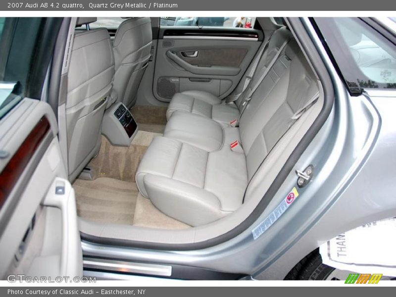 Quartz Grey Metallic / Platinum 2007 Audi A8 4.2 quattro