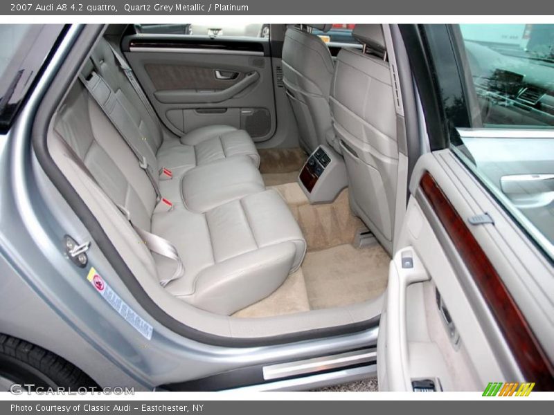Quartz Grey Metallic / Platinum 2007 Audi A8 4.2 quattro