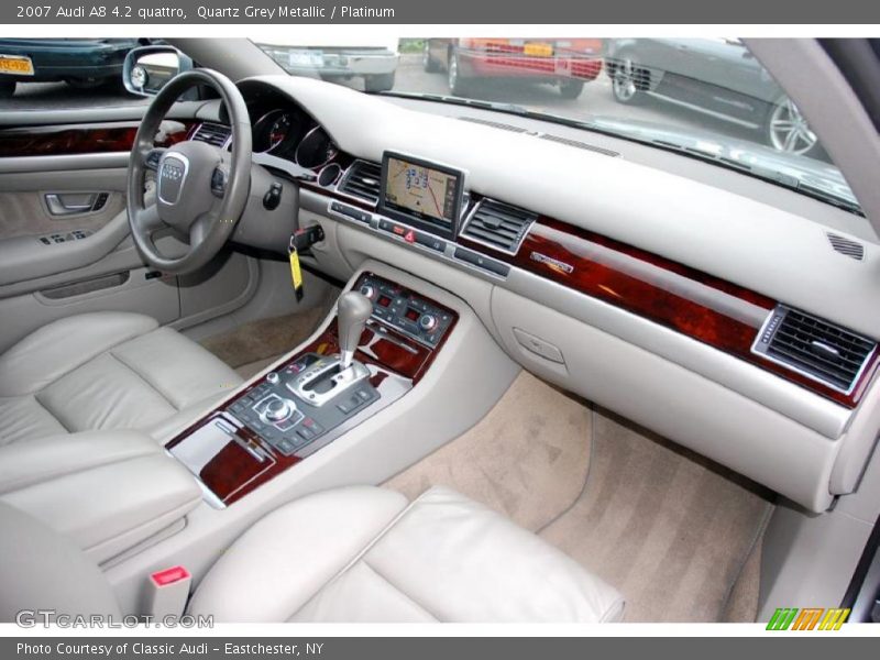 Quartz Grey Metallic / Platinum 2007 Audi A8 4.2 quattro