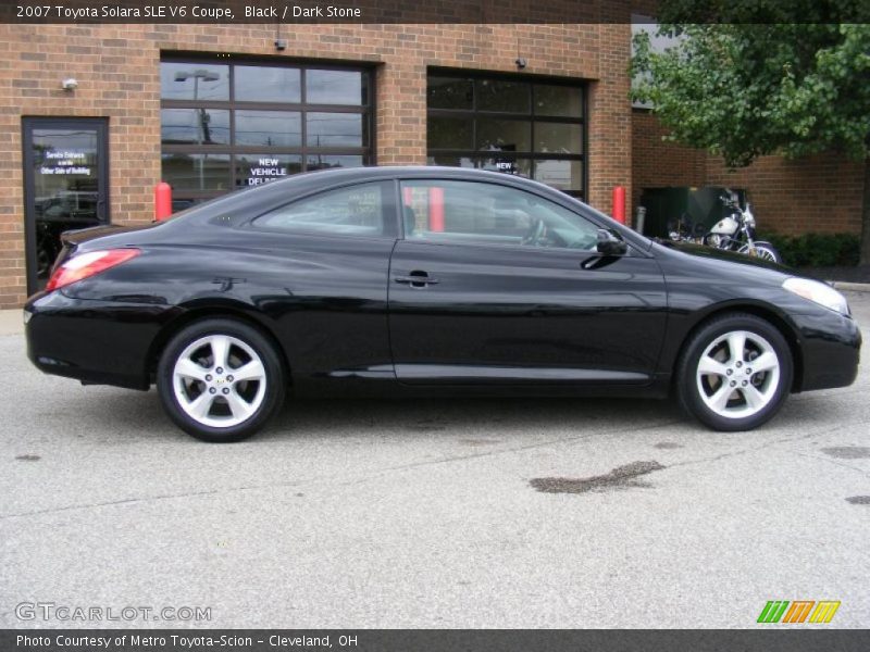 Black / Dark Stone 2007 Toyota Solara SLE V6 Coupe
