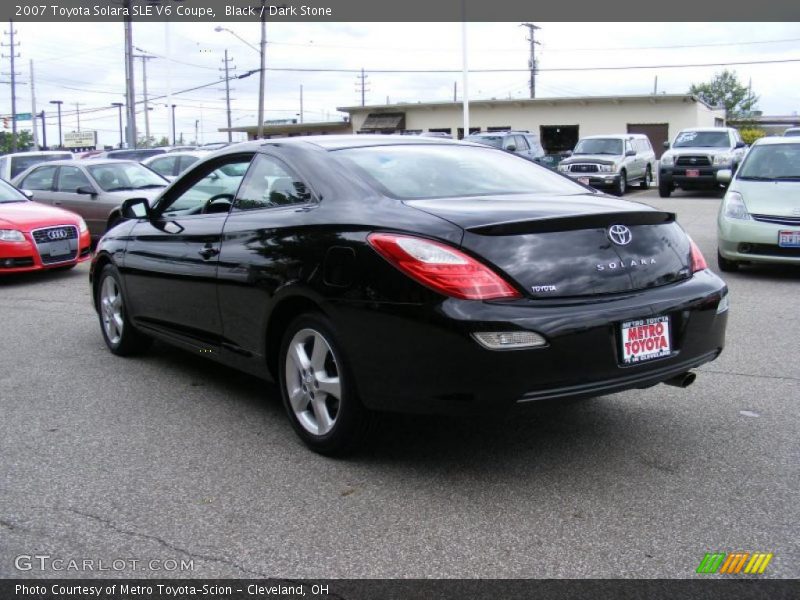 Black / Dark Stone 2007 Toyota Solara SLE V6 Coupe