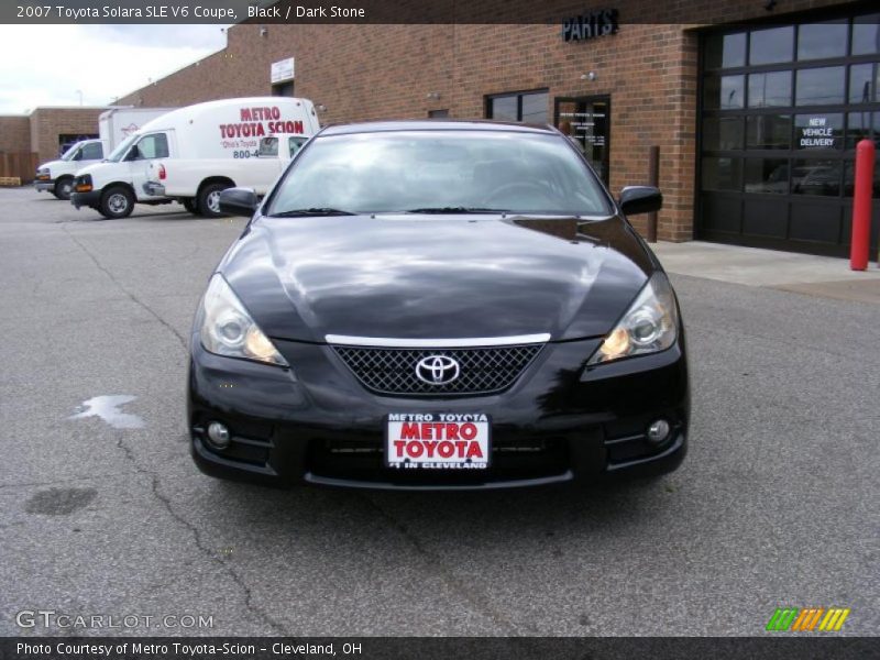 Black / Dark Stone 2007 Toyota Solara SLE V6 Coupe