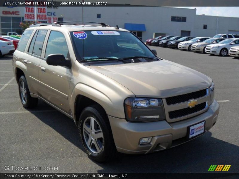 Sandstone Metallic / Ebony 2007 Chevrolet TrailBlazer LT