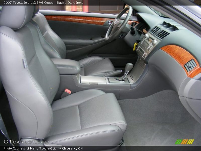 Black / Dark Stone 2007 Toyota Solara SLE V6 Coupe