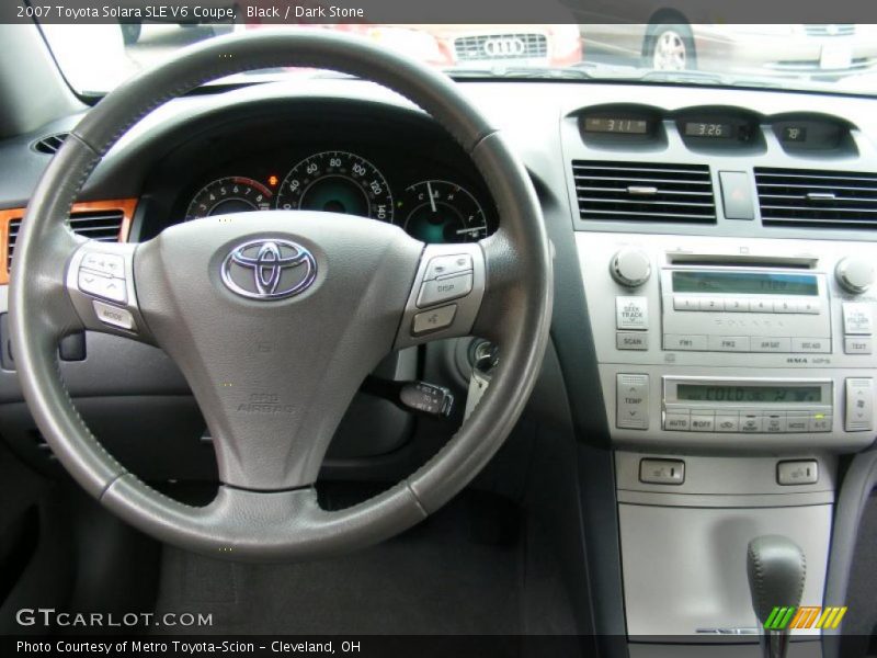 Black / Dark Stone 2007 Toyota Solara SLE V6 Coupe