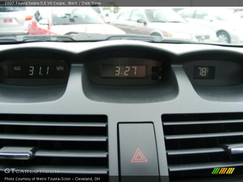Black / Dark Stone 2007 Toyota Solara SLE V6 Coupe