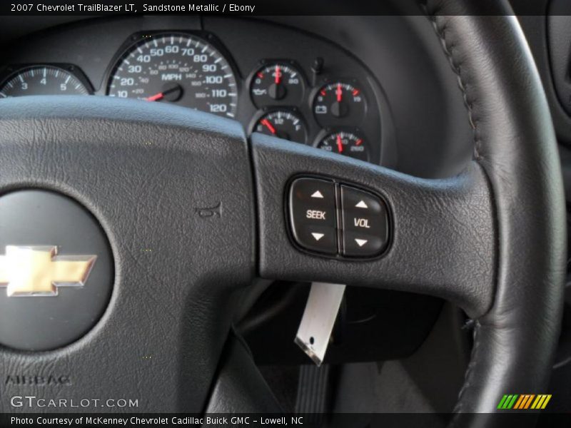 Sandstone Metallic / Ebony 2007 Chevrolet TrailBlazer LT