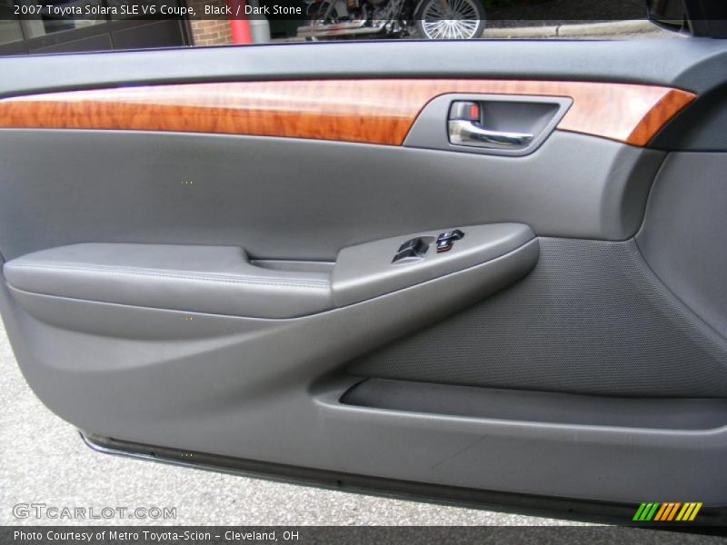 Black / Dark Stone 2007 Toyota Solara SLE V6 Coupe