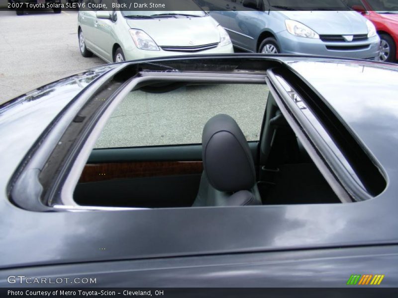 Black / Dark Stone 2007 Toyota Solara SLE V6 Coupe