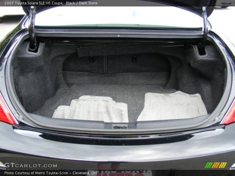 Black / Dark Stone 2007 Toyota Solara SLE V6 Coupe