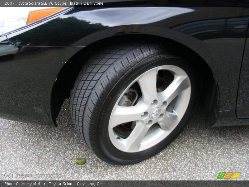 Black / Dark Stone 2007 Toyota Solara SLE V6 Coupe