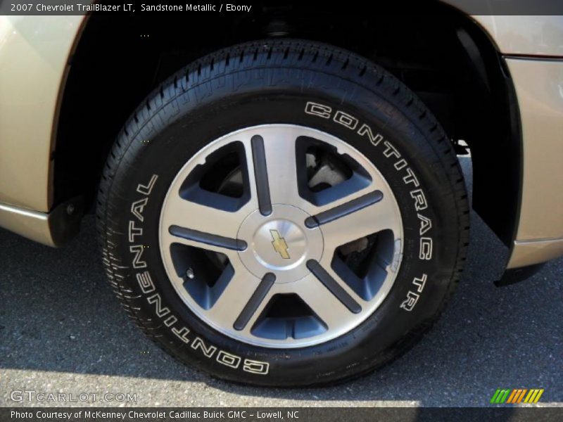 Sandstone Metallic / Ebony 2007 Chevrolet TrailBlazer LT