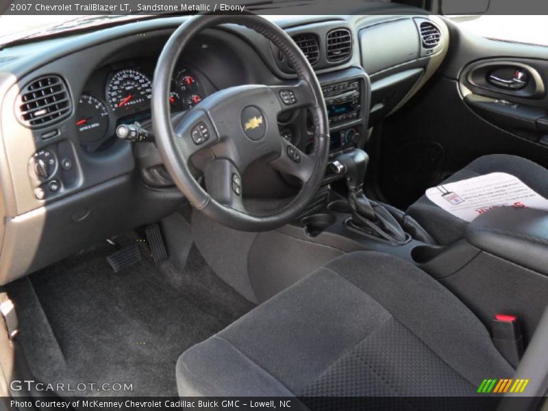 Sandstone Metallic / Ebony 2007 Chevrolet TrailBlazer LT