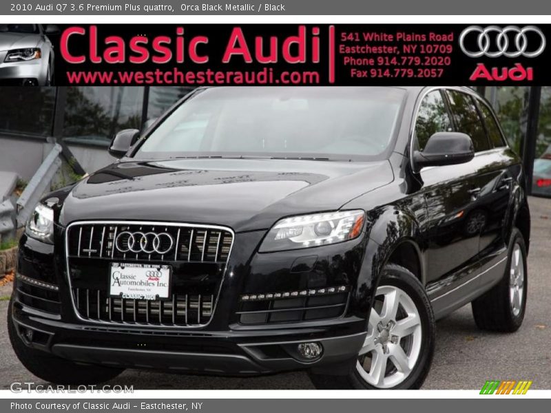 Orca Black Metallic / Black 2010 Audi Q7 3.6 Premium Plus quattro