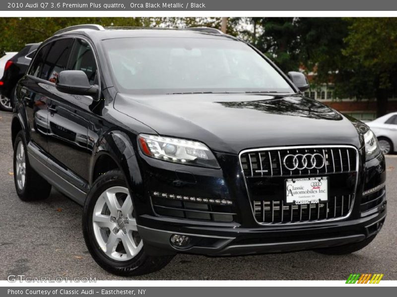 Orca Black Metallic / Black 2010 Audi Q7 3.6 Premium Plus quattro